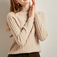 Half Turtleneck bottoming Casual Simple Slimming Knitted Cashmere Sweater