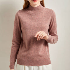 Half Turtleneck Thickened Bottoming Short Knitted Sweater