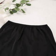 Oversize Long Silk Sleepwear for Women Loose Silk Pajama Set