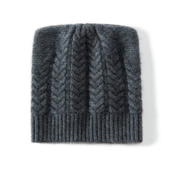 Women 100% Cashmere Beanie Winter Soft Warm Cashmere Hat