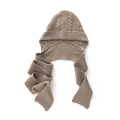 Women Winter Cashmere Hooded Scarf Pullover Headscarf Hoodie Hat
