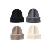 Soft Warm Winter Hat 100% Cashmere Knit Beanie for Men and Women