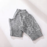 Women's Luxury Cashmere Winter Half Fingerless Gloves