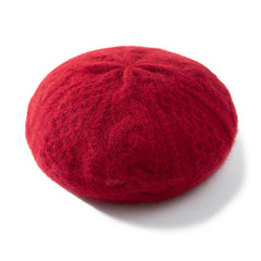 100% Pure Cashmere Winter Beret Knit Warm Slouchy Beanie Cap