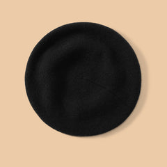 Women Cashmere Beret Hat Classic Cashmere Beret Lightweight Cap