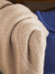 Men's 100% Cashmere Shawl Collar Knit Sweater