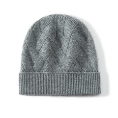 100% Cashmere Beanie Soft Stretchy Warm Ear Protection Cashmere Hat