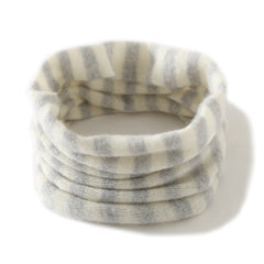 100% Cashmere Neck Gaiters Striped Cashmere Neck Warmer