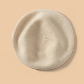 Women Cashmere Beret Hat Classic Cashmere Beret Lightweight Cap