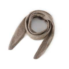 Women's Cashmere Scarf Pure Triangle Slim Cashmere Neck Scarf