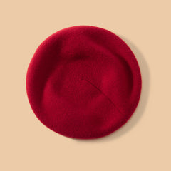 Women Cashmere Beret Hat Classic Cashmere Beret Lightweight Cap