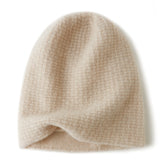 100% Cashmere Beanie Ladies Soft Warm Beanie Hat for Women