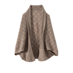 Women's Lace Knit 100% Cashmere Scarf Shawl Cardigan Wrap