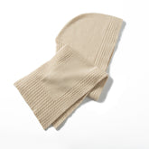 100% Cashmere Hooded Knit Warm Shawl Wrap Head Scarf