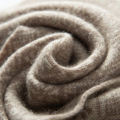 Women's Cashmere Scarf Warm Knitted Geometric Jacquard Scarf