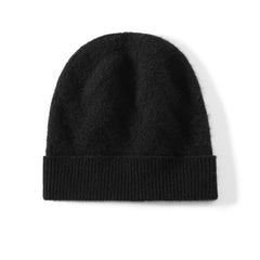 100% Cashmere Beanie Soft Stretchy Warm Ear Protection Cashmere Hat