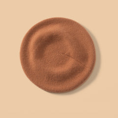 Women Cashmere Beret Hat Classic Cashmere Beret Lightweight Cap
