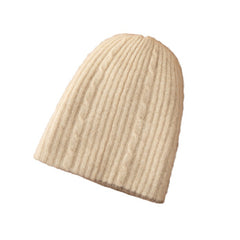 100% Cashmere Soft Warm Hat for Winter Knitted Beanie