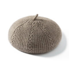 100% Cashmere Beret Beanie Hat Cap Winter Warm Hats