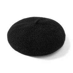 100% Pure Cashmere Beret Hat Cashmere Knit Hat Cap for Women