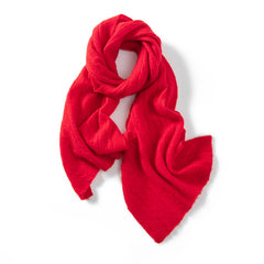 Classic Cable Knit Warm Large Pure Cashmere Knitted Scarf