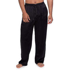 Men Silk Pajama Pants Long Real Silk Pajamas Bottoms Sleep Bottoms