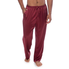 Men Silk Pajama Pants Long Real Silk Pajamas Bottoms Sleep Bottoms