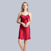 Short Silk Nightgown For Women Classic Silk Nighties