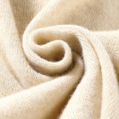 Women's Pile Collar Loose Pullover Thin Knitted Bottoming Sweater