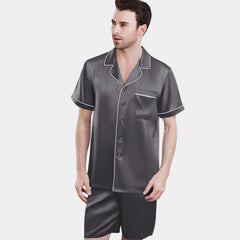 Men's Luxury Silk pajama Short Pure Silk Sleepwear