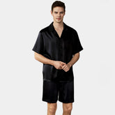 Short Silk Pajama Set for Men 100% Silk Men Silk Sleepwear