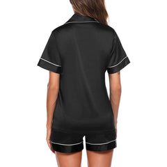 Short Silk Pajamas 100% Silk Short Two-Piece Pajamas Set