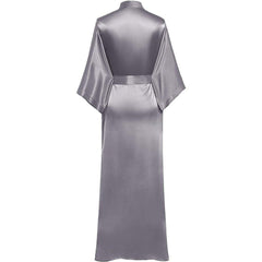 Women Silk Kimono Robe Long Mulberry Silk Robes