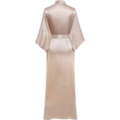 Women Silk Kimono Robe Long Mulberry Silk Robes