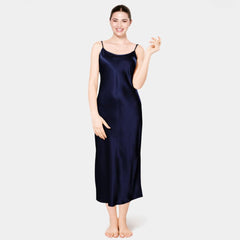 Women's Long Silk Nightgown 100% Maxi Silk Slip Dress