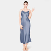 Women's Long Silk Nightgown 100% Maxi Silk Slip Dress
