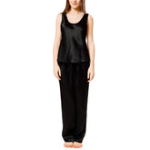 Women's 100% Silk Pajama Set Luxury Sleeveless Silk Tops Pajamas