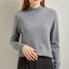 Half Turtleneck Thickened Bottoming Short Knitted Sweater