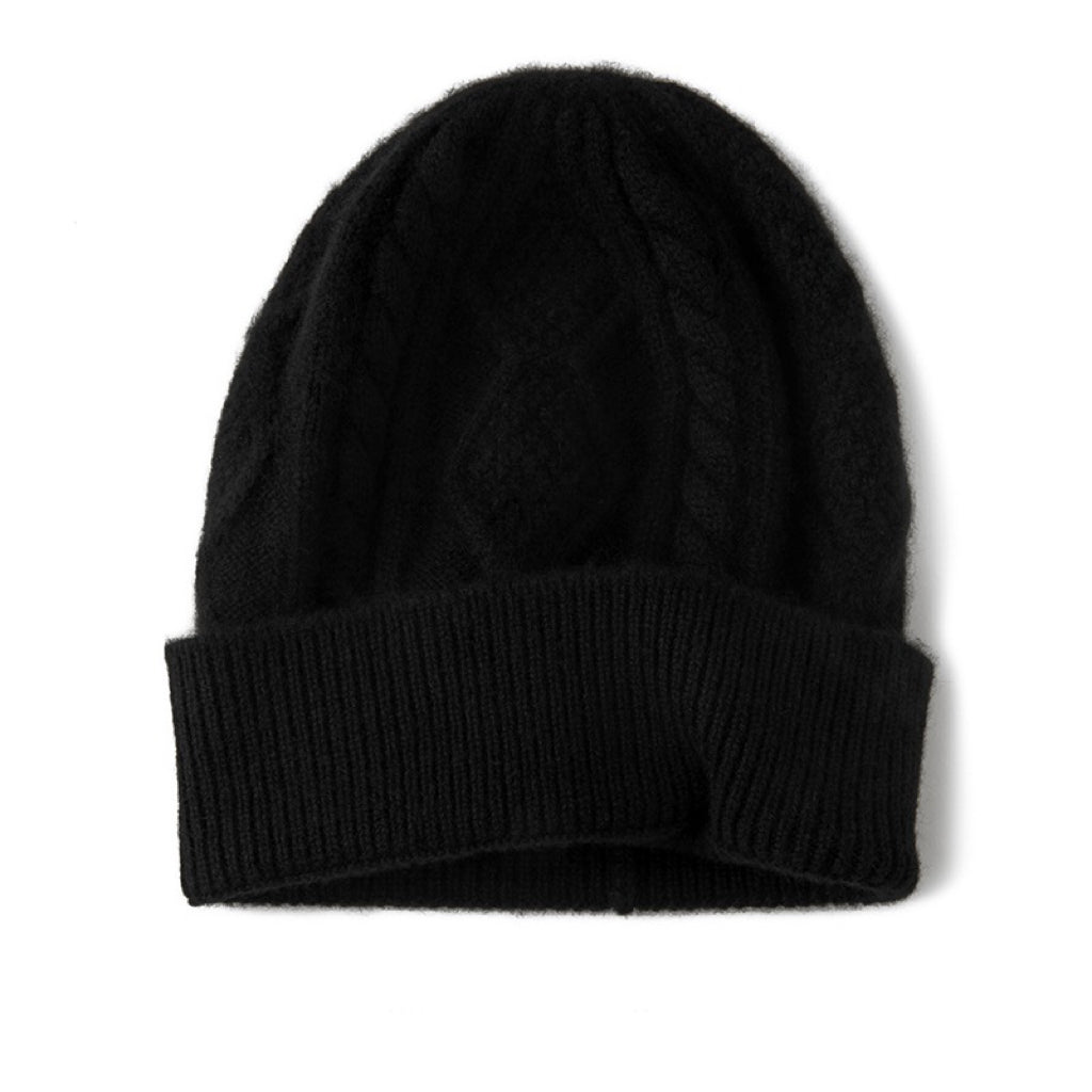 100% Pure Cashmere  Soft & Stretchy Warm Hat for Winter
