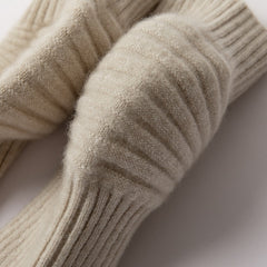 Knee Brace Leg Warmers 100% Cashmere Knee Protector for Skiing