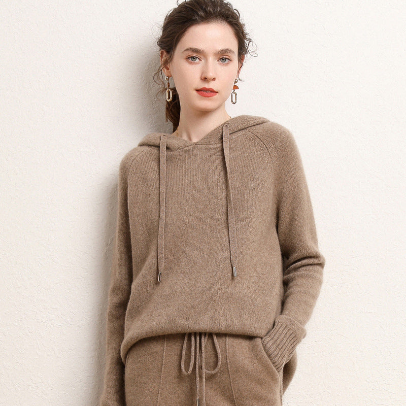 Long-sleeved Bottoming New Loose Hoodie Sweater Cashmere Sweater
