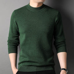 Men's 100% Pure Cashmere Sweater Crew Neck Long Sleeve Cashmere Sweater