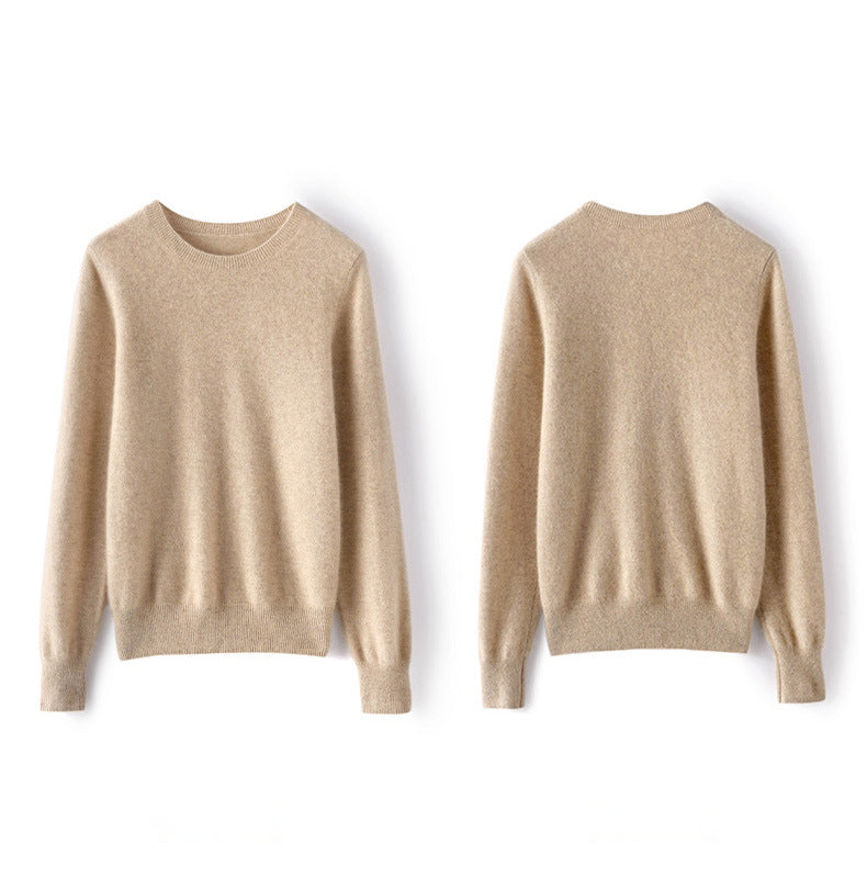Cashmere Sweater for Women Classic Long Sleeve Pullover Cashmere Tops